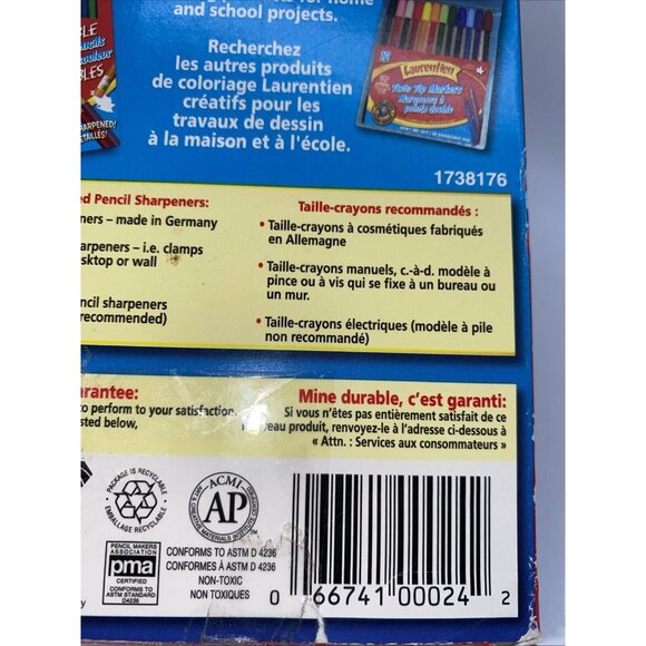 Laurentien Pencil Crayons 23 Pack Colored Pencils Art Drawing Original Package - Picture 5 of 11